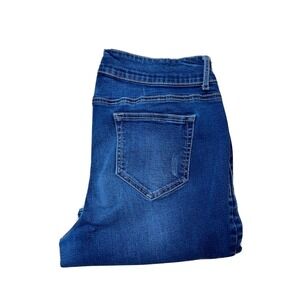 Maurices Women's Blue 5 Pockets Skinny Fit Blue Denim Jeans Size 16R‎ 33x30.5